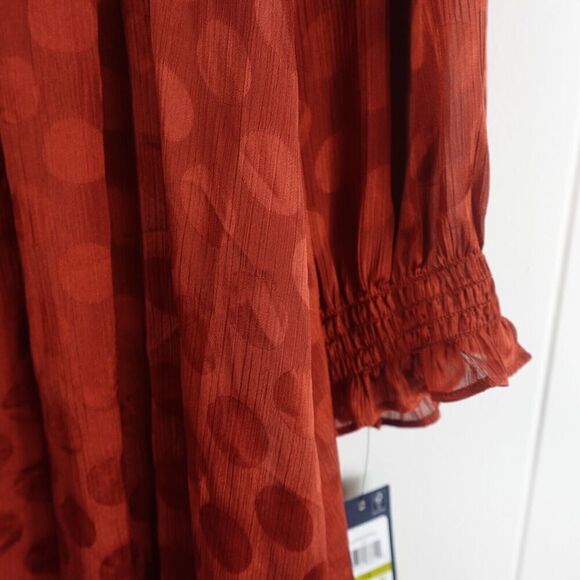 Tommy Hilfiger Womens Ruffled Polka Dot Dress Size 14 - Picture 9 of 14